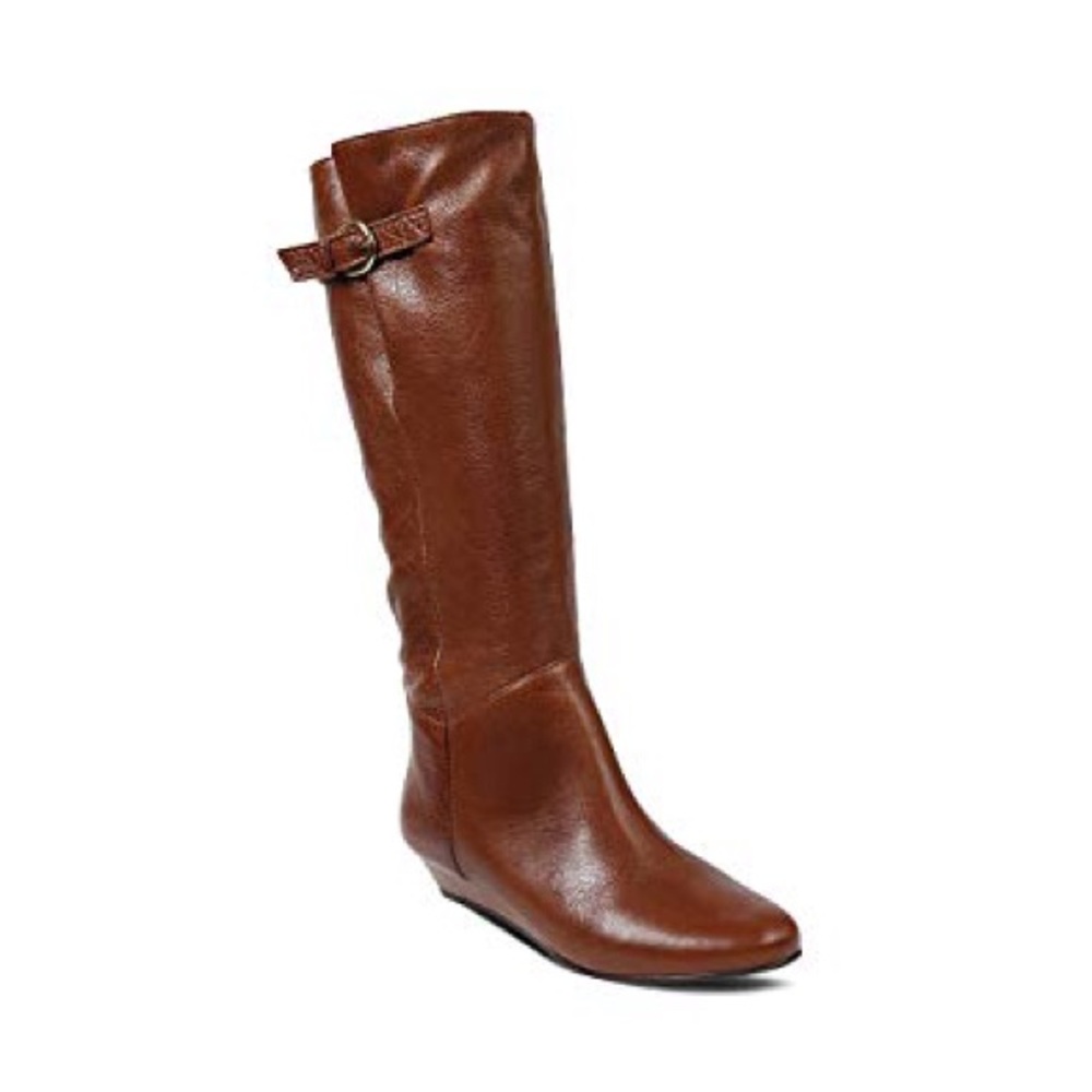 Steve Madden INTYCE Cognac Leather Boots
